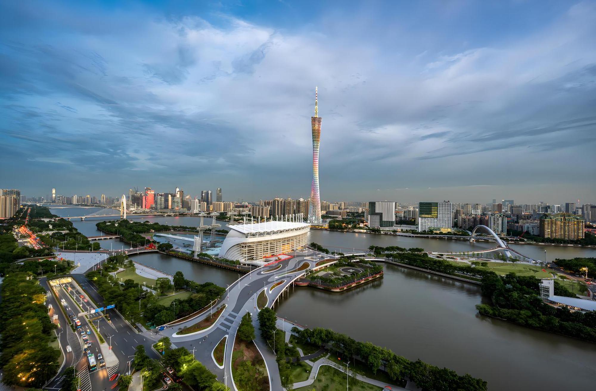 Waifiden Guangzhou Grand View Golden Palace Apartment - Free Shuttle Bus During The Canton Fair Zewnętrze zdjęcie