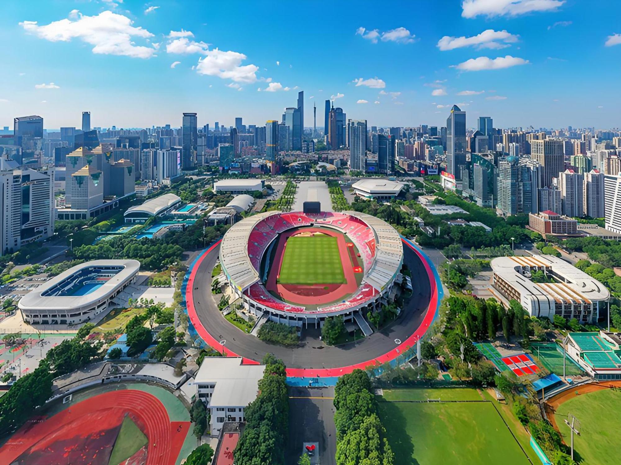 Waifiden Guangzhou Grand View Golden Palace Apartment - Free Shuttle Bus During The Canton Fair Zewnętrze zdjęcie