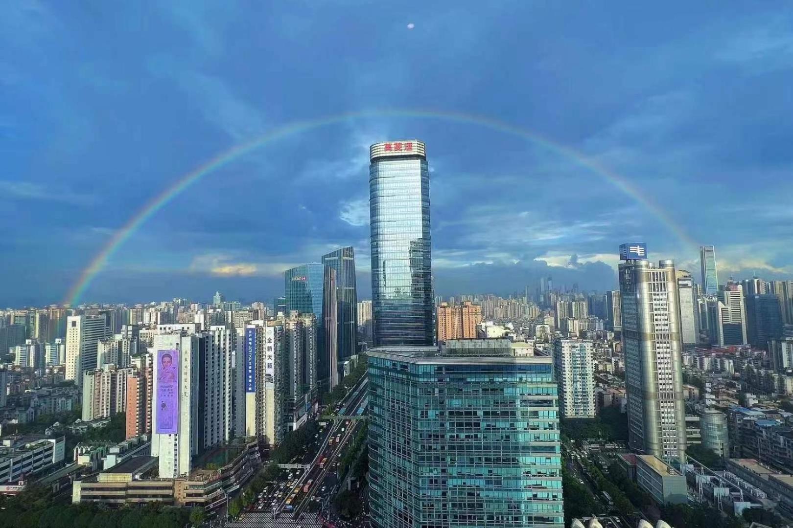 Waifiden Guangzhou Grand View Golden Palace Apartment - Free Shuttle Bus During The Canton Fair Zewnętrze zdjęcie