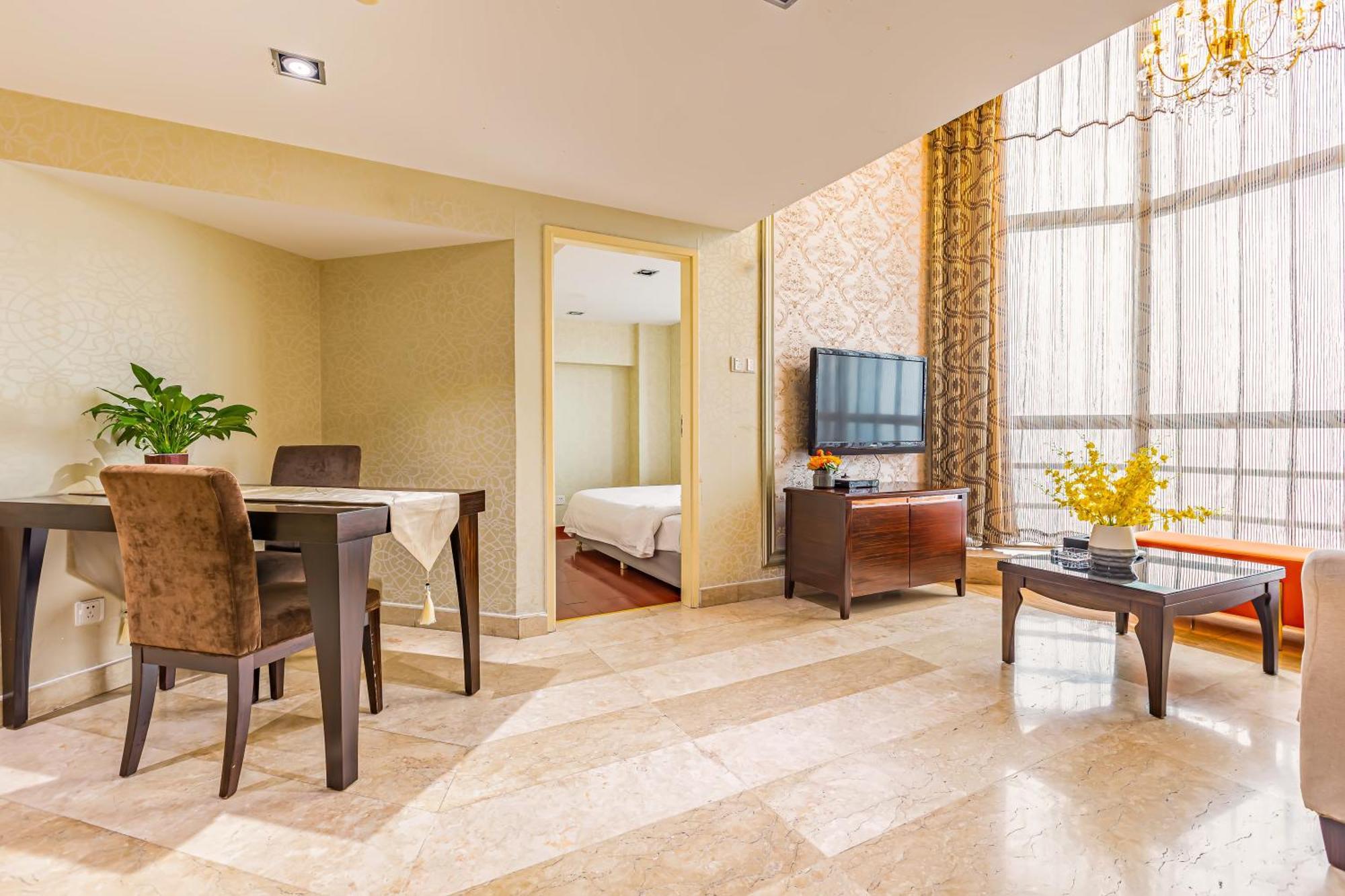 Waifiden Guangzhou Grand View Golden Palace Apartment - Free Shuttle Bus During The Canton Fair Pokój zdjęcie